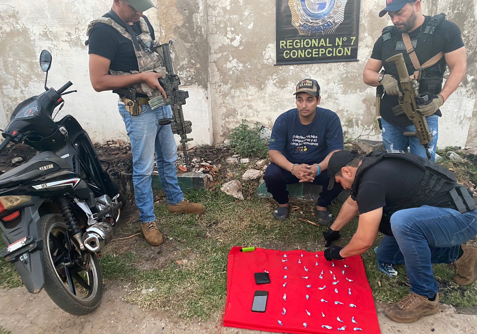 Detienen a microtraficante en el centro de la ciudad de Concepción