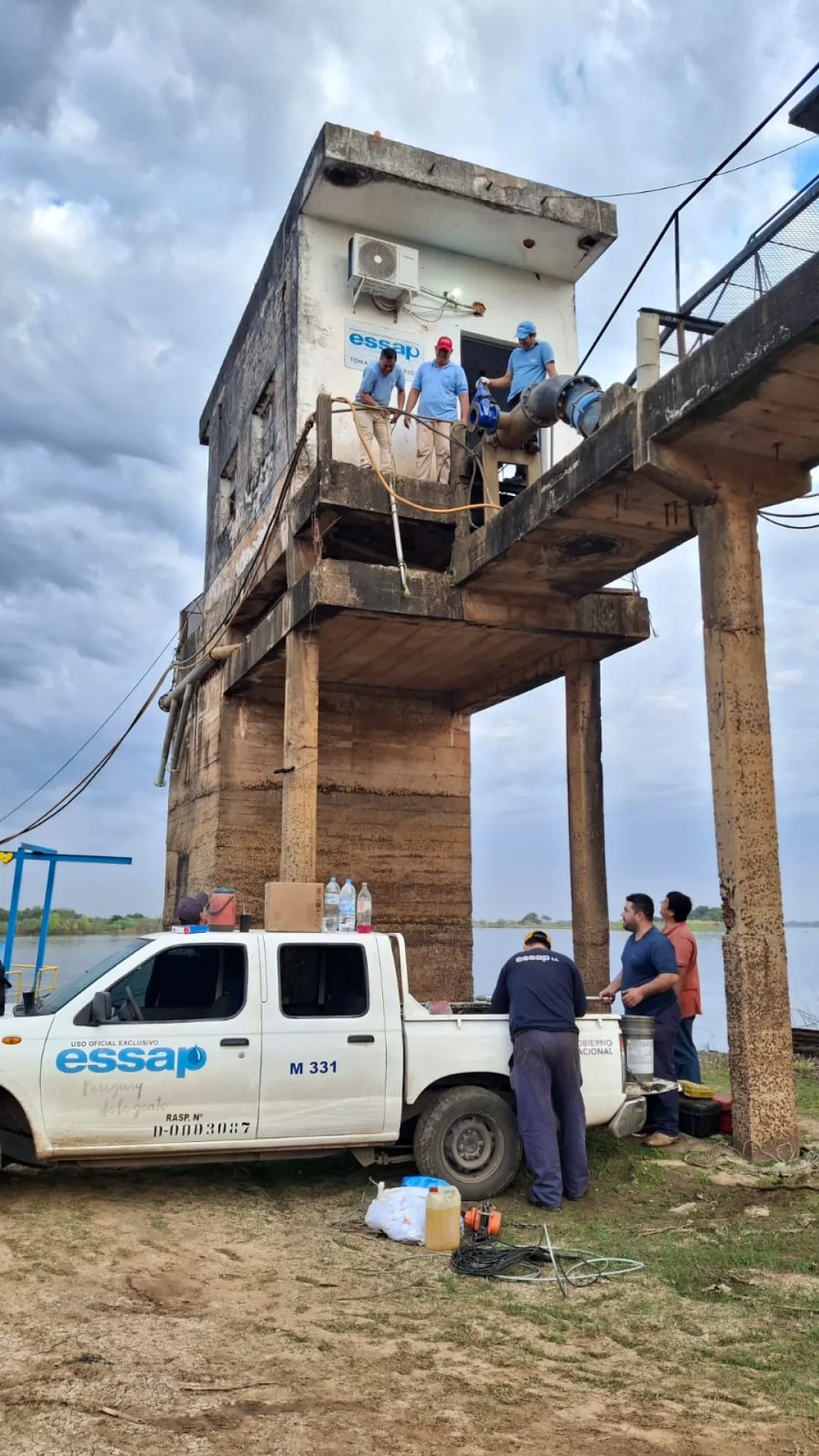 ESSAP anuncia corte temporal de agua en Concepción por trabajos de mejora este miércoles