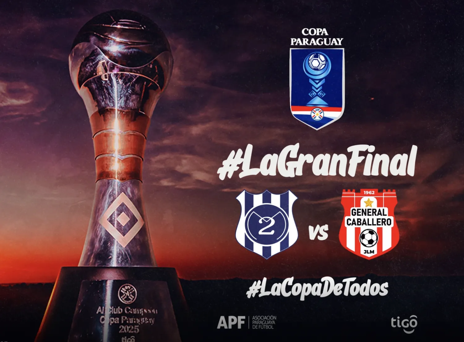 Final única de la Copa Paraguay se jugará el 16 de noviembre