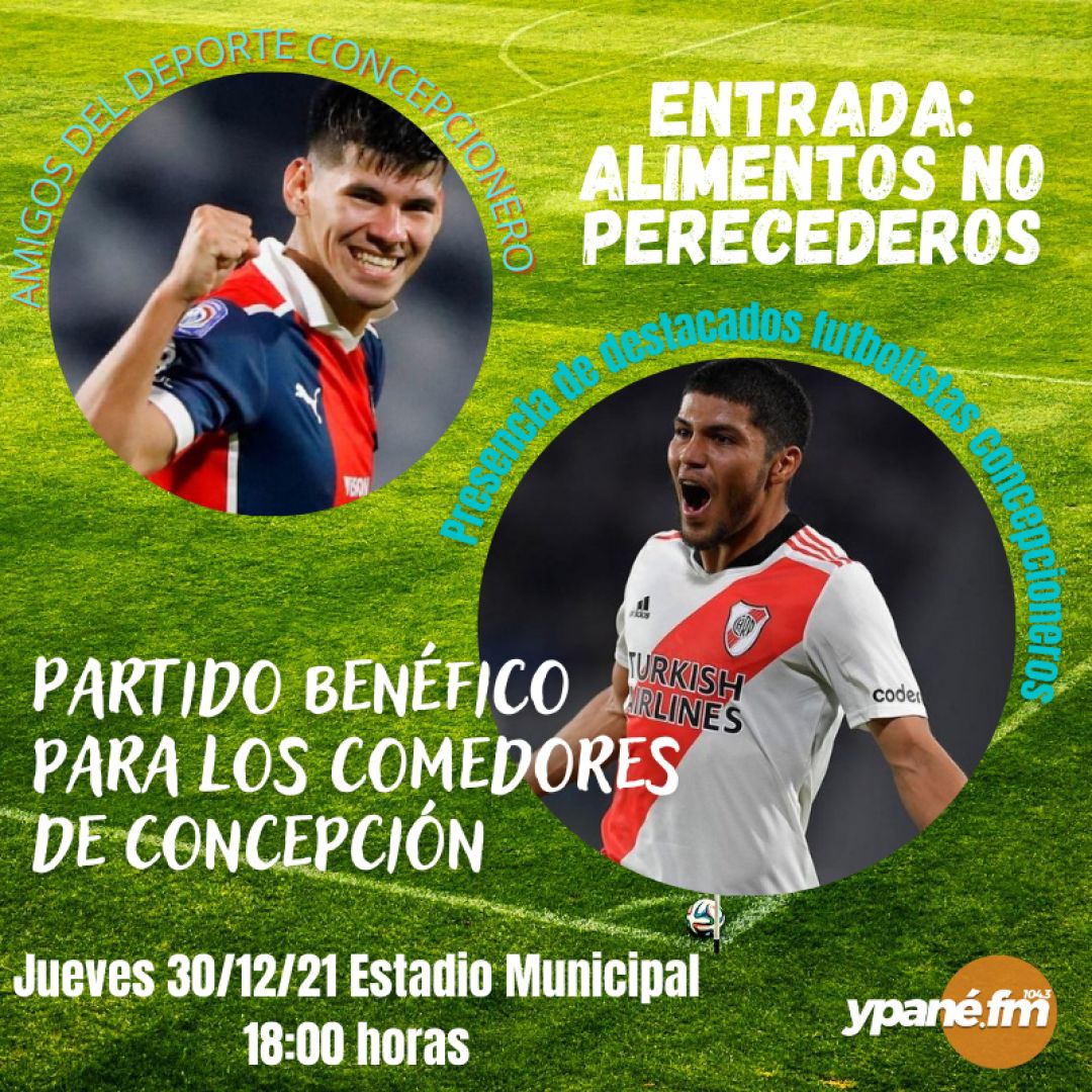 Partido benéfico a favor de comedores de niños de Concepción