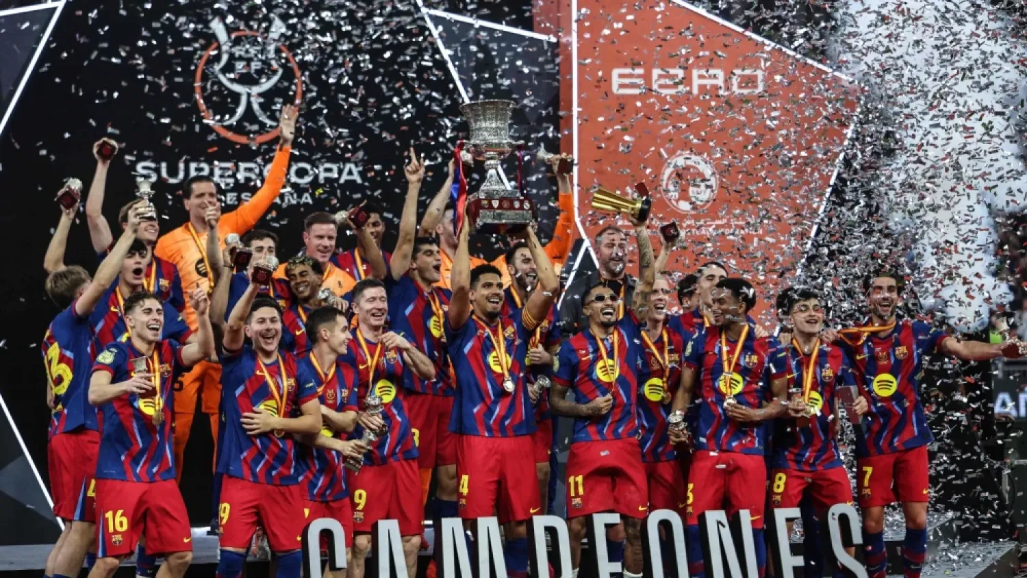Barcelona vence al Real Madrid y conquista la Supercopa de España