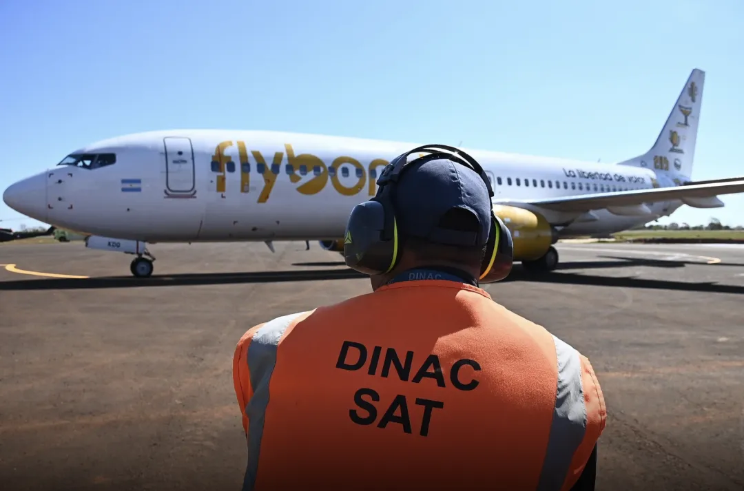 Aeropuerto de Encarnación recibió su primer vuelo comercial internacional