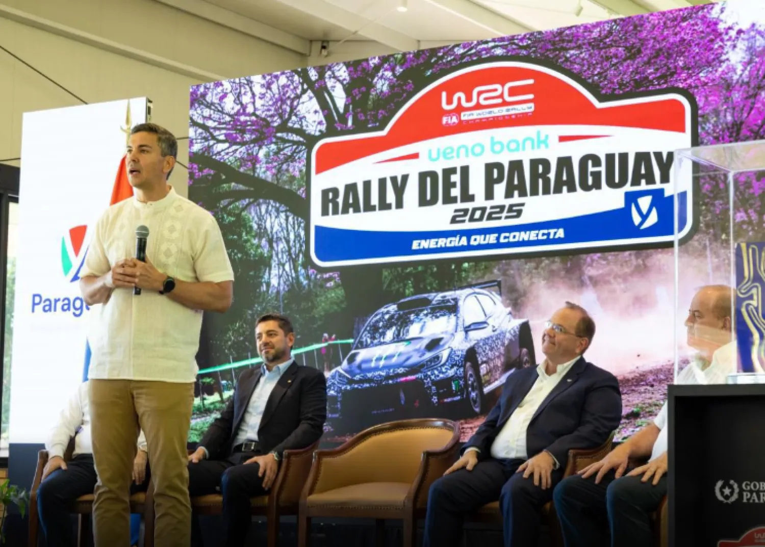 Peña se compromete a asegurar al menos 10 años de Rally Mundial en el Paraguay
