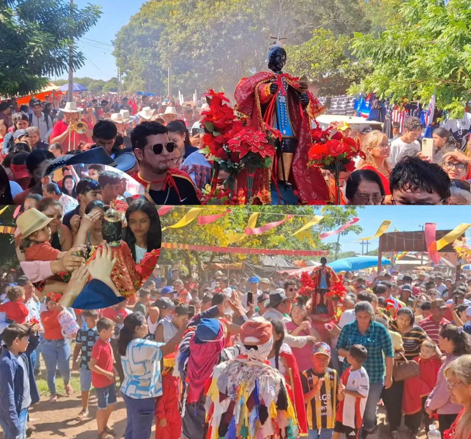 Miles de fieles celebran a Santo Rey en el Km 16 de Belén