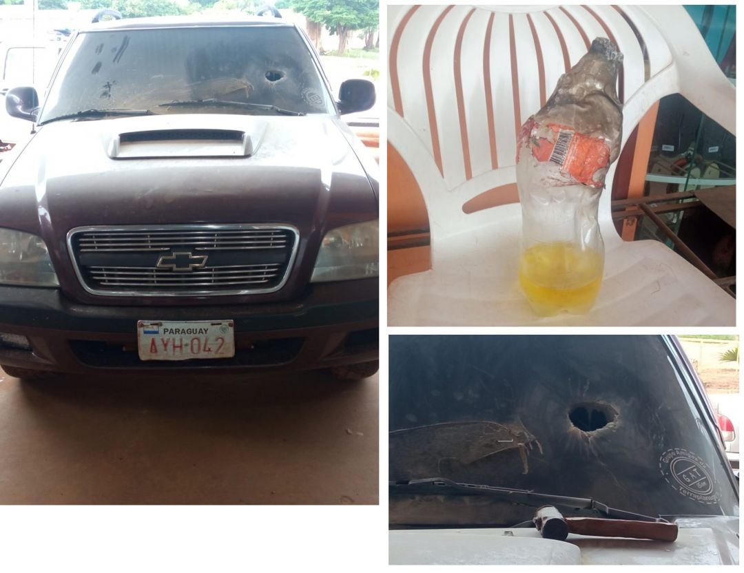 Intentaron quemar camioneta de comerciante