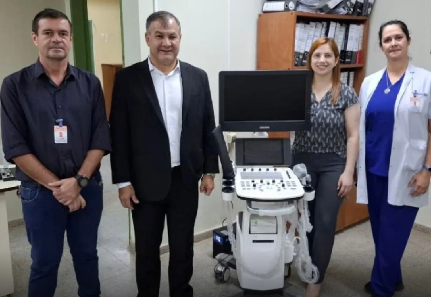 Fortalecen servicio de neonatología con nuevo ecógrafo en Hospital General de Luque
