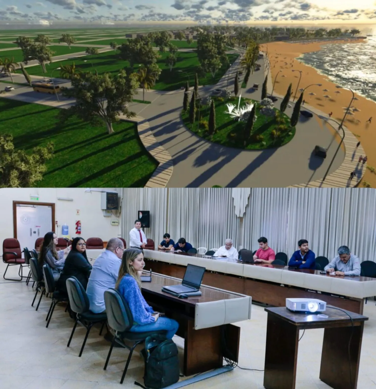 Costanera en marcha: MOPC analiza propuestas para la primera etapa