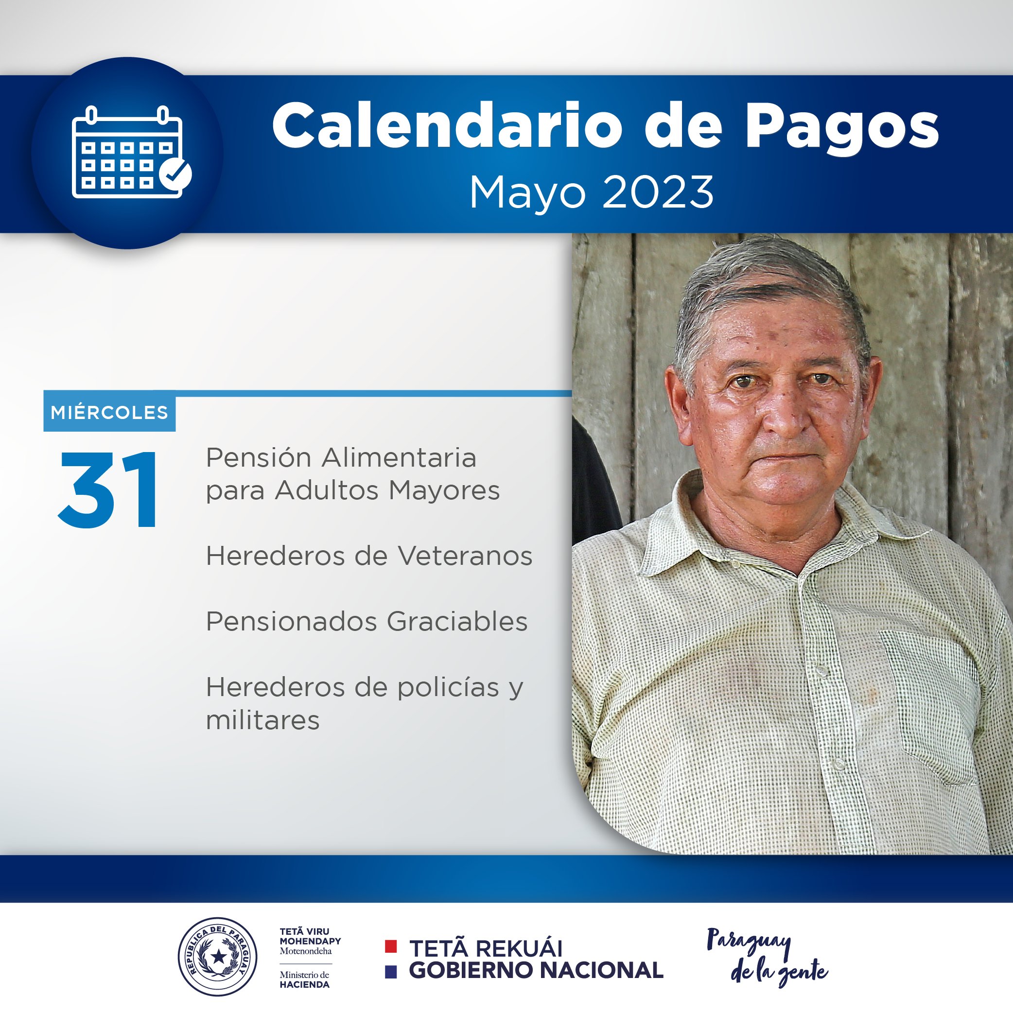 Adultos mayores, herederos y pensionados cobran este miércoles sus pensiones