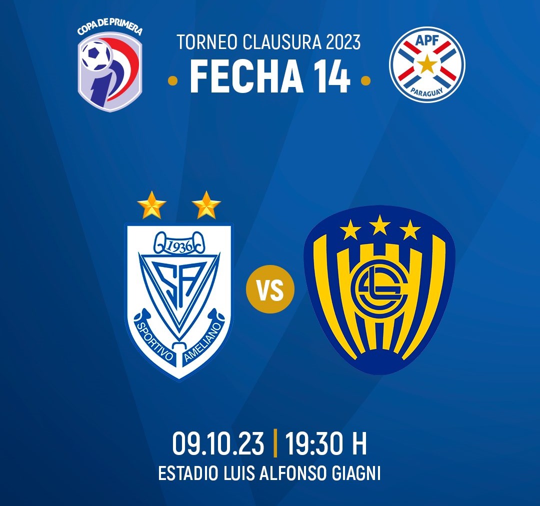 Ameliano y Luqueño cierran la fecha 14 del Clausura