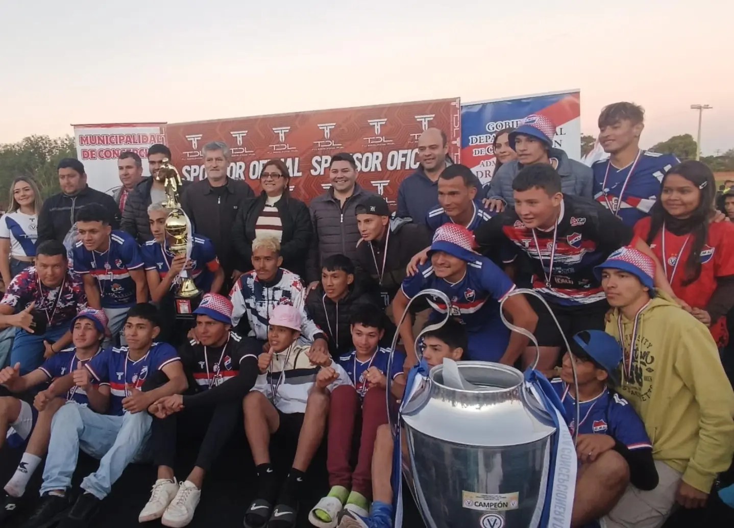 Los 4 campeones de la Liga Concepcionera de Fútbol