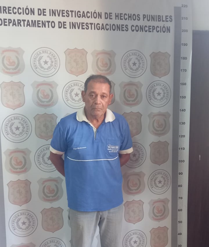 Capturaron en Concepción a un hombre buscado por doble homicidio en Canindeyú