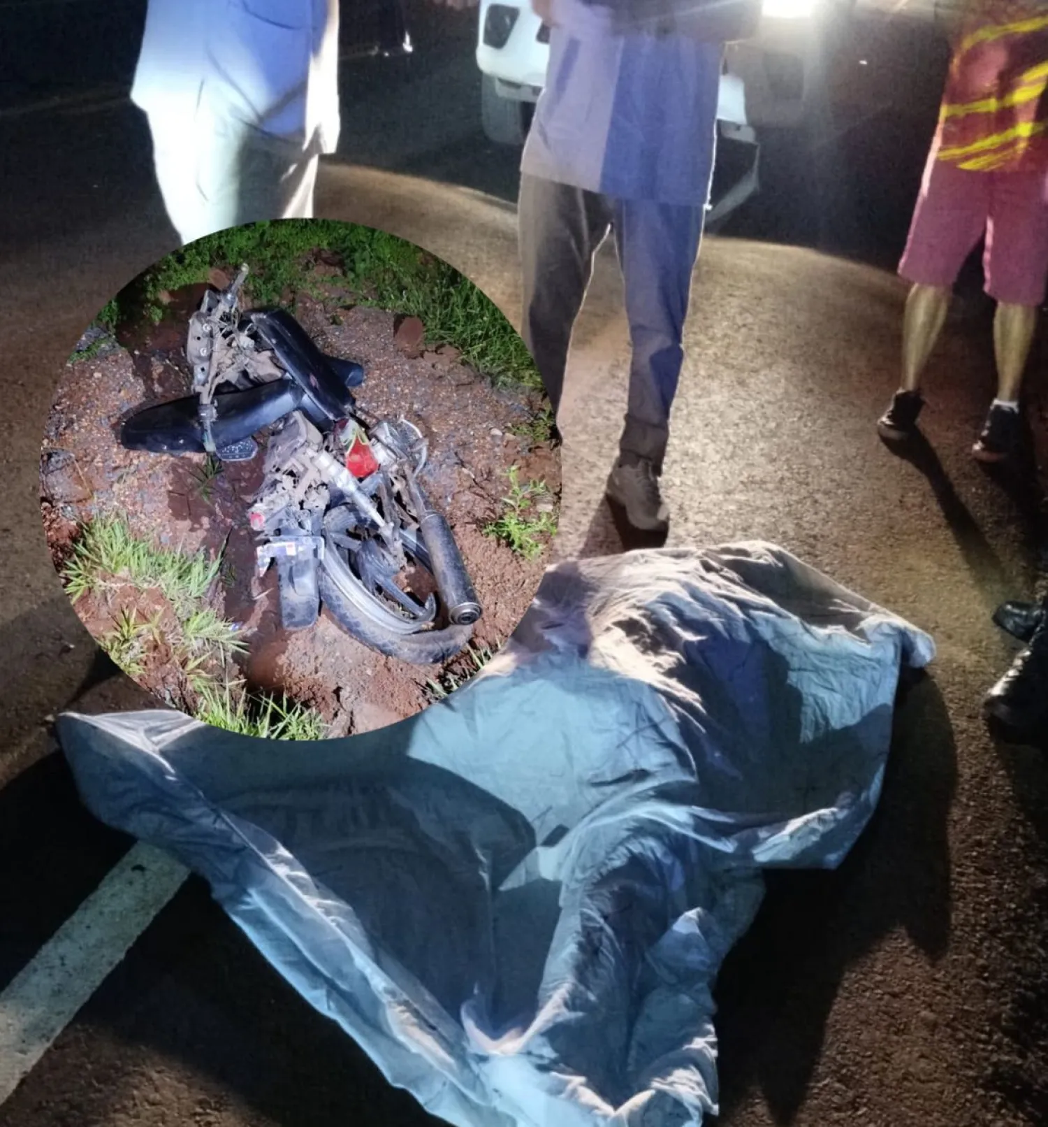 Dos fallecidos en choque entre motocicleta y camioneta en ruta Horqueta–Belén