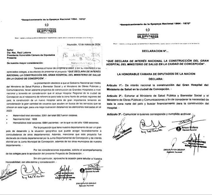 Diputados declaran de interés nacional la construcción del Gran Hospital de Concepción