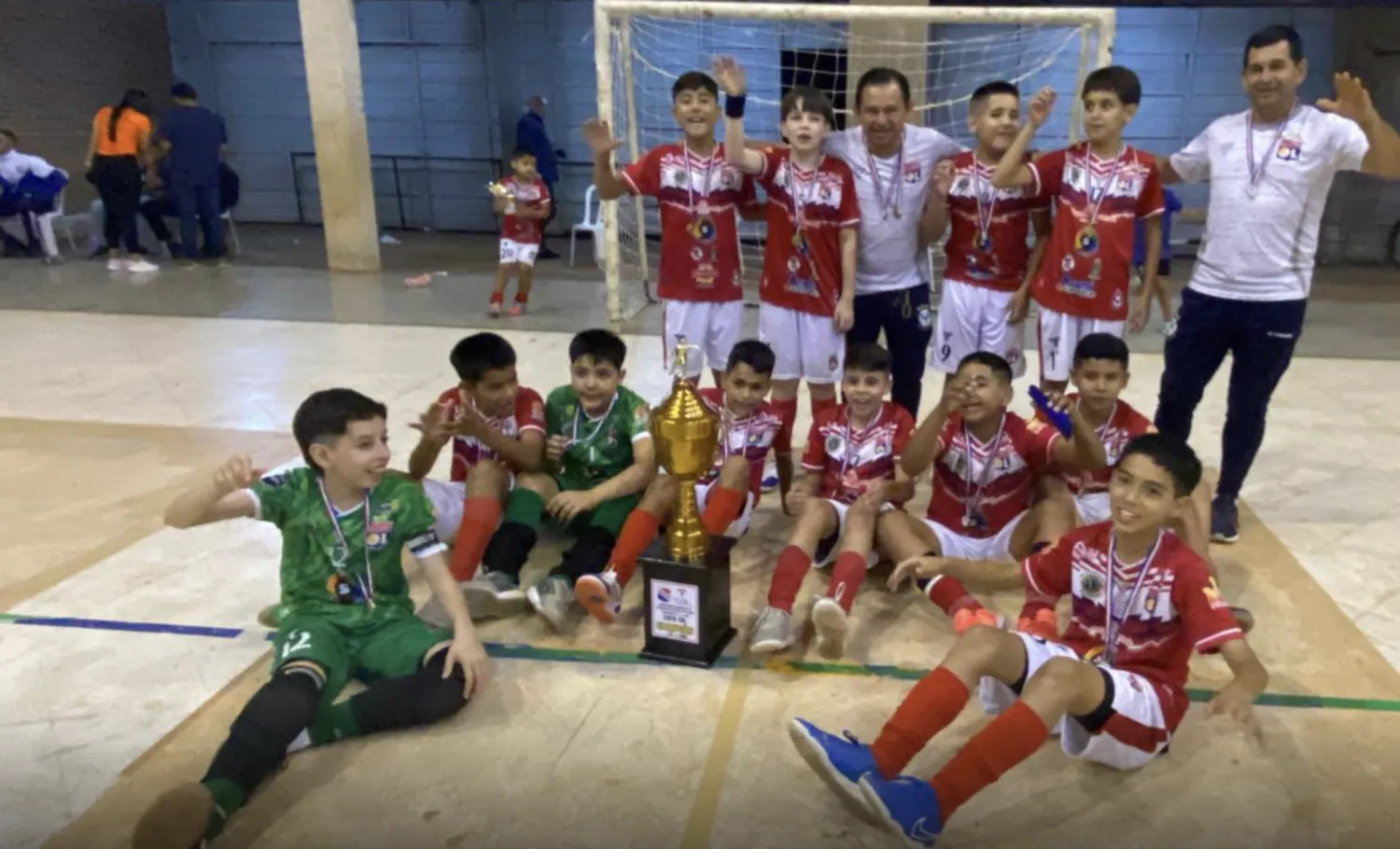 Con éxito se jugó en Concepción torneo de escuelas de fútbol de salón