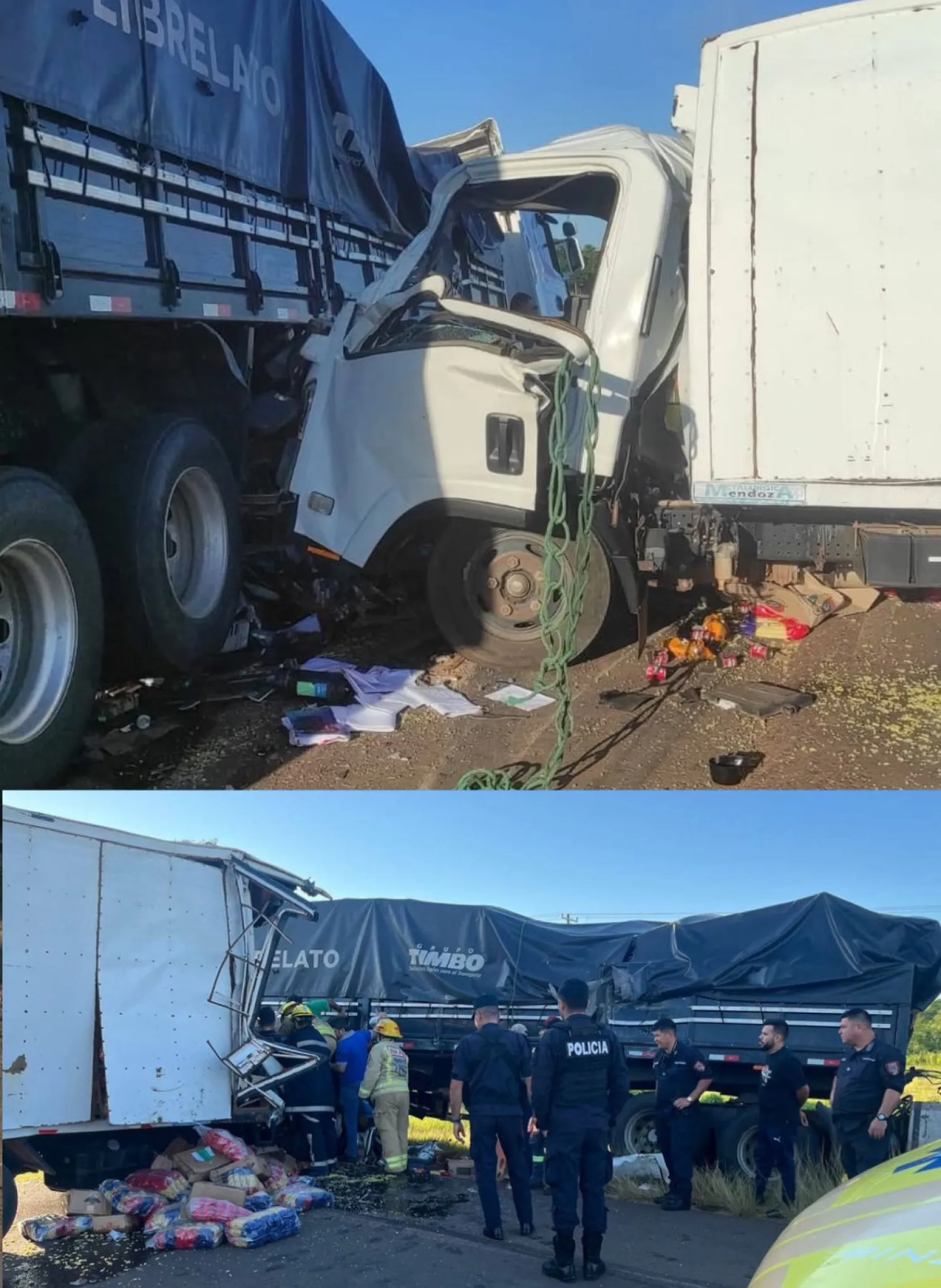 Grave accidente de tránsito frente a la Dirección de Policía de Concepción deja un herido en estado crítico