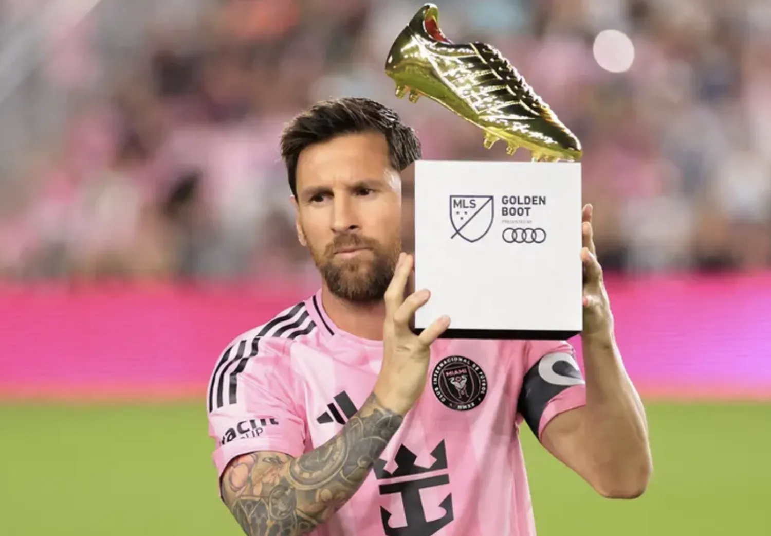 Messi recibe su primer Bota de Oro en la MLS