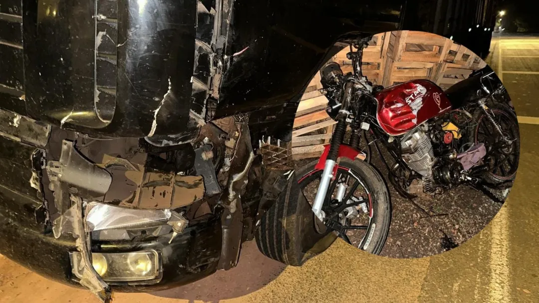 Adolescente de 13 años muere tras impactar contra un camión en plena Ruta PY05