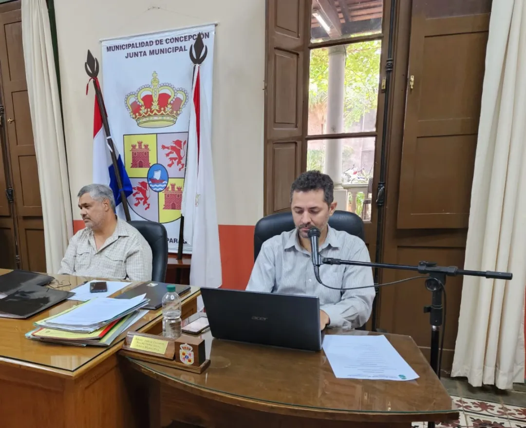 Celso Cañete reelecto presidente de la Junta Municipal de Concepción