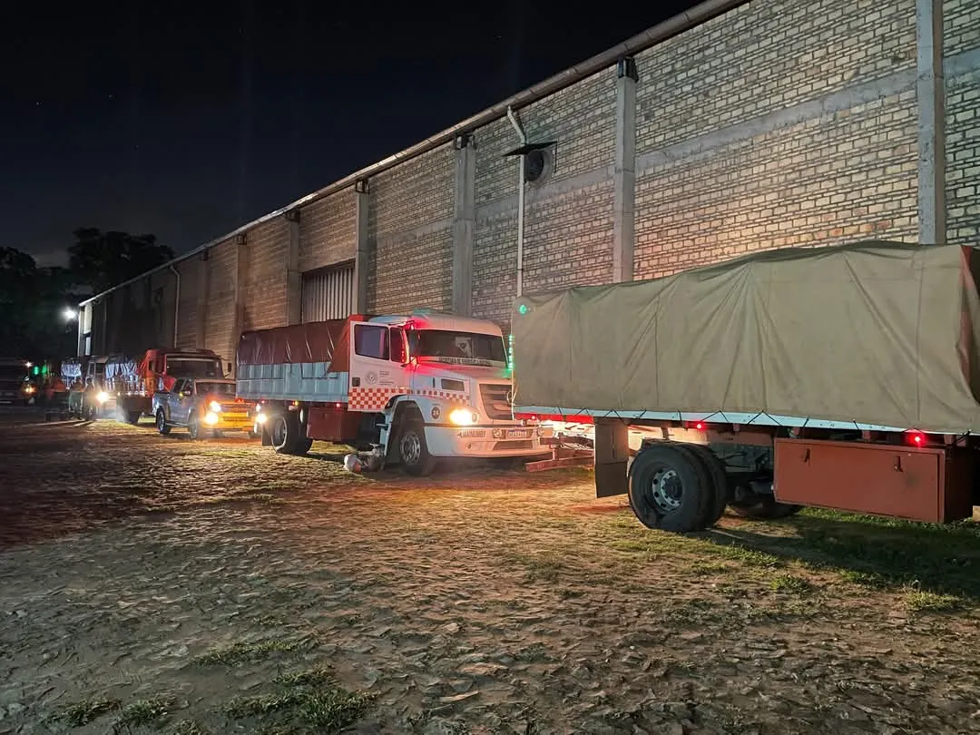 SEN envía 44 mil kilos de alimentos a distritos inundados del departamento de Concepción