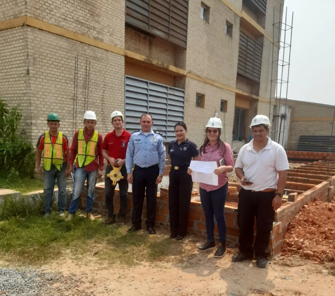 Verificaron obras de la futura filial del Colegio de Policía en Concepción