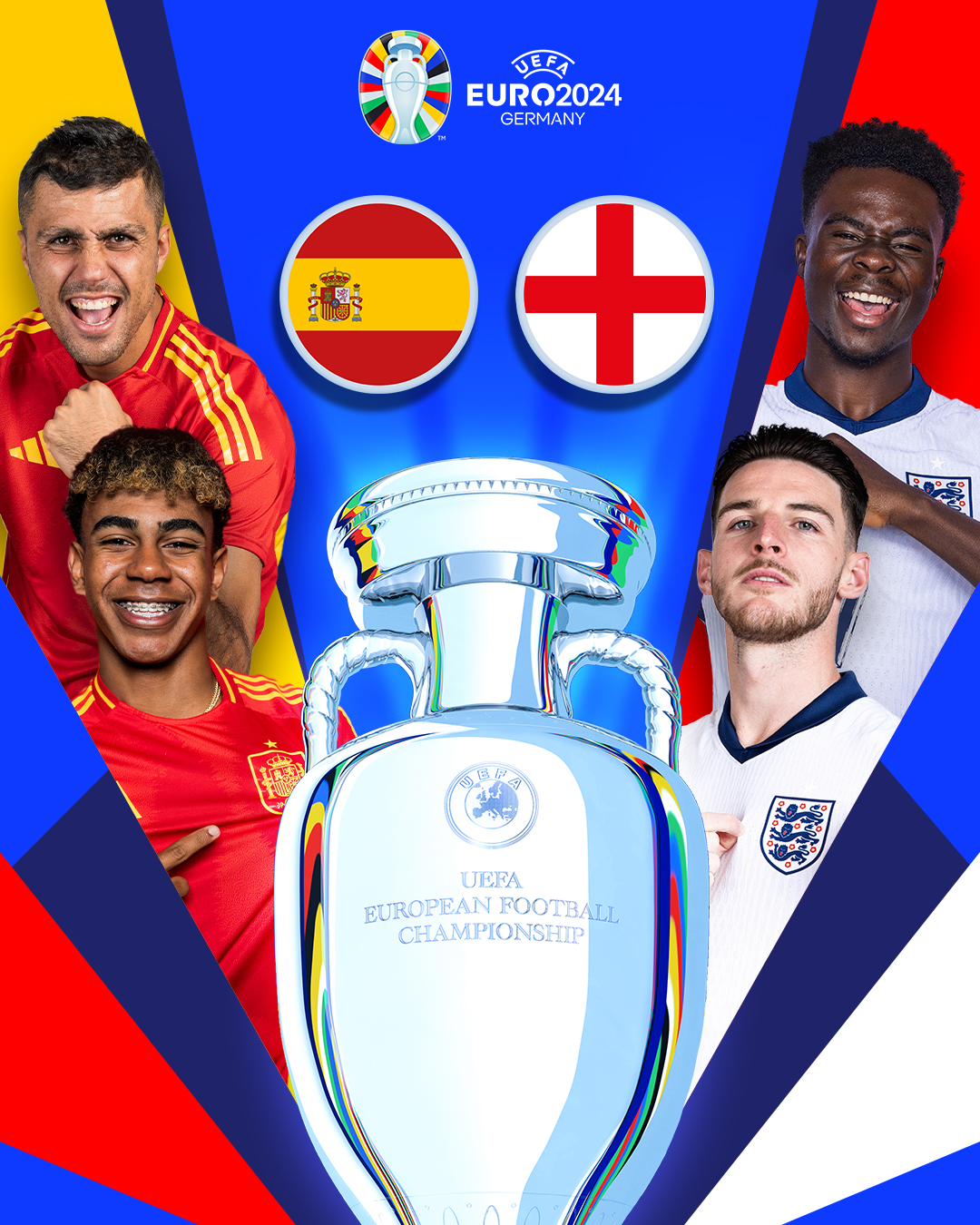 Inglaterra y España van por la EUROCOPA 2024