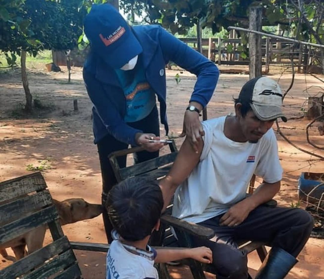 Aplicaron 1.300 dosis en intensificada de vacunación en el departamento de Concepción