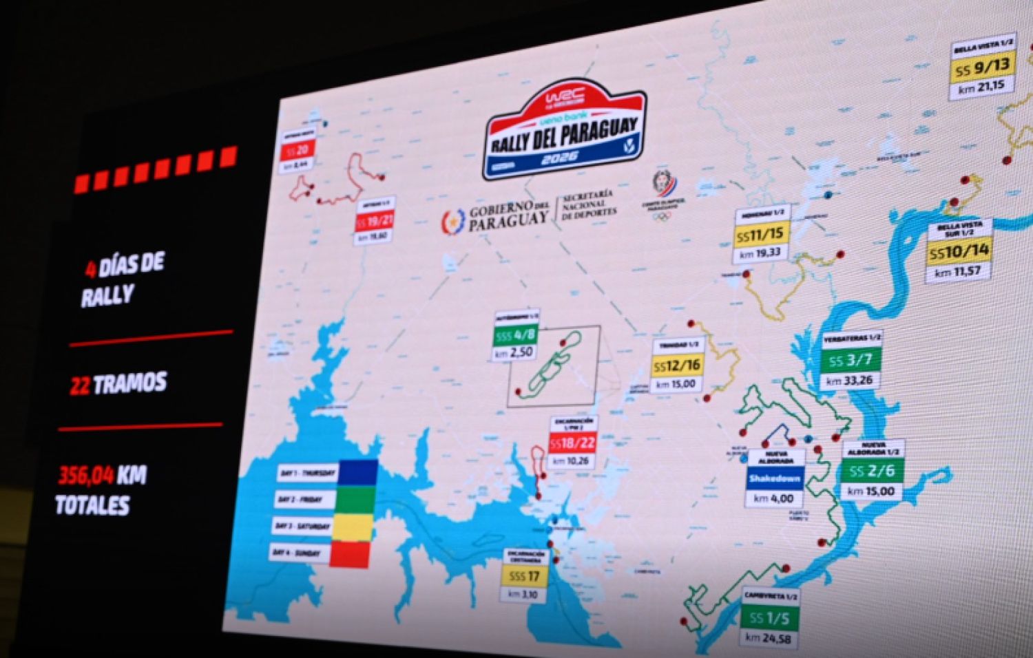 Lanzamiento oficial del Rally del Paraguay 2026, el más largo de la temporada y que tendrá grandes novedades
