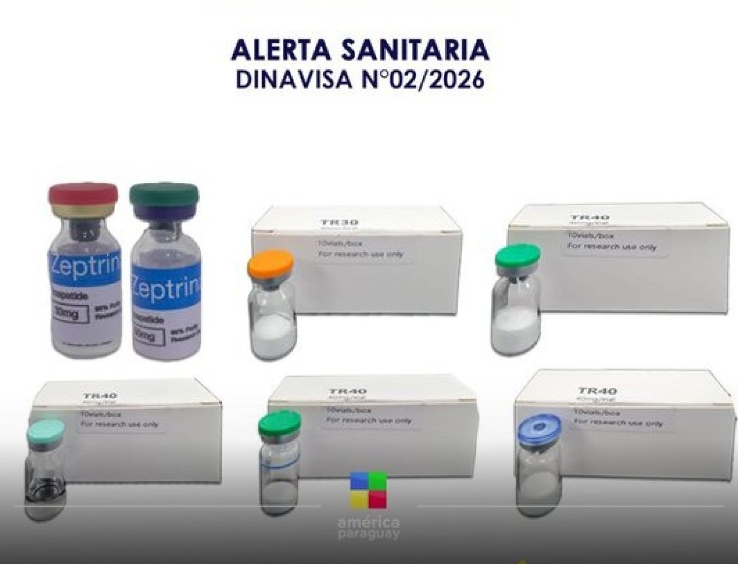 Alertan a profesionales de salud y ciudadanía sobre falsificación de medicamento Tirzepatida en Paraguay