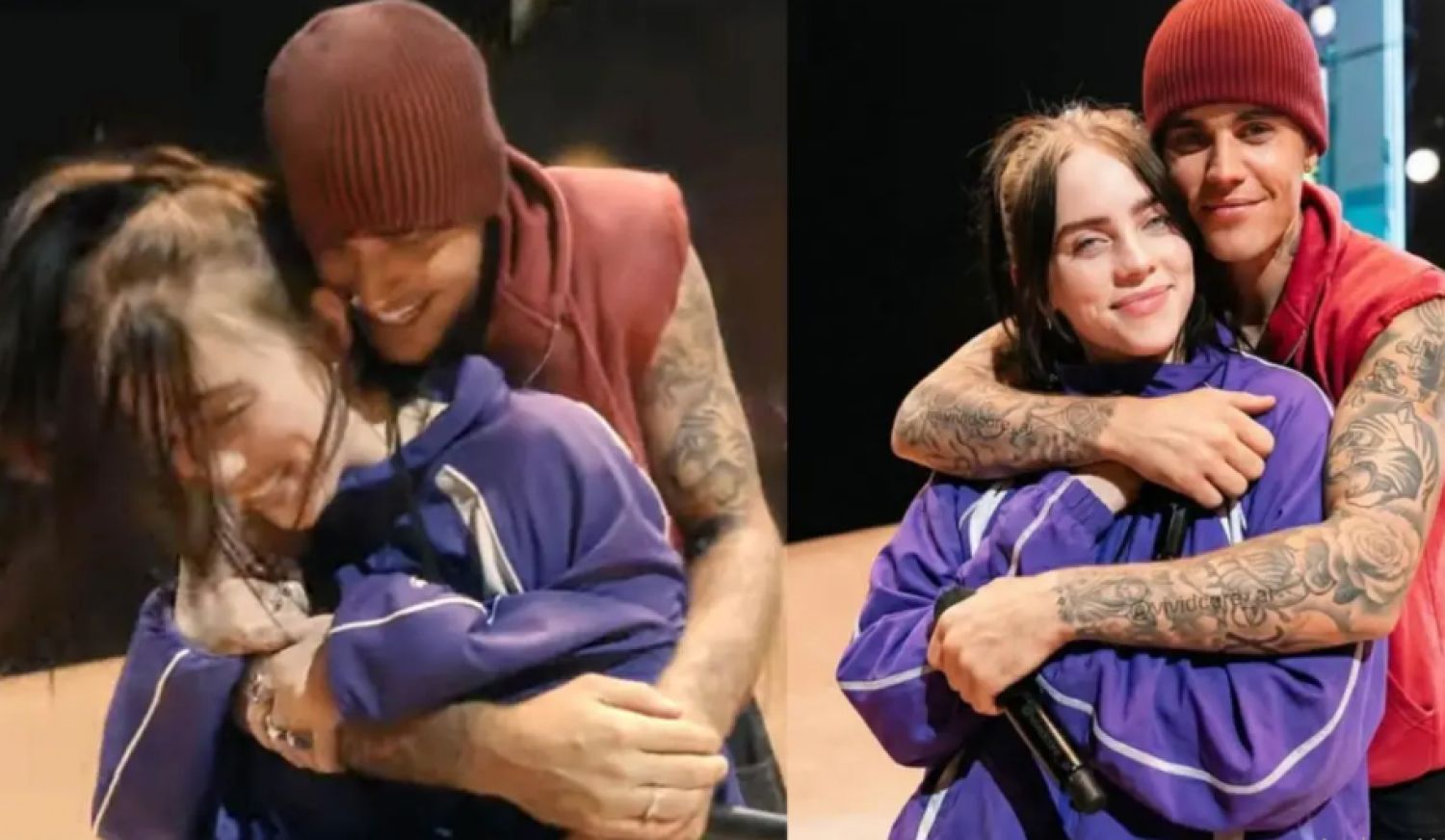 La amistad de Billie Eilish y Justin Bieber brilla en Coachella con una aparición sorpresa