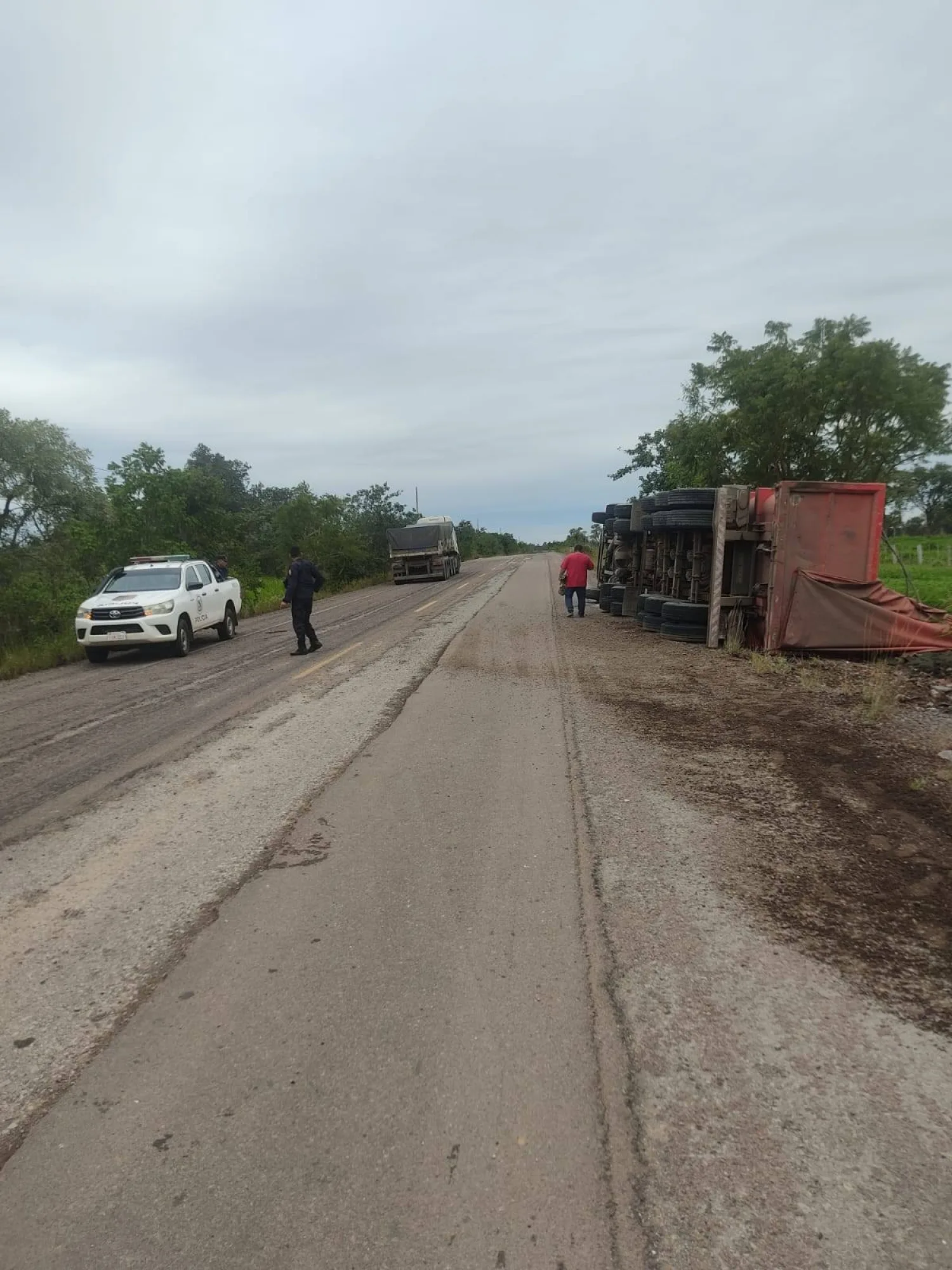 Mal estado de la Ruta PY22 entre Concepción y Vallemí deja otro accidente de tránsito