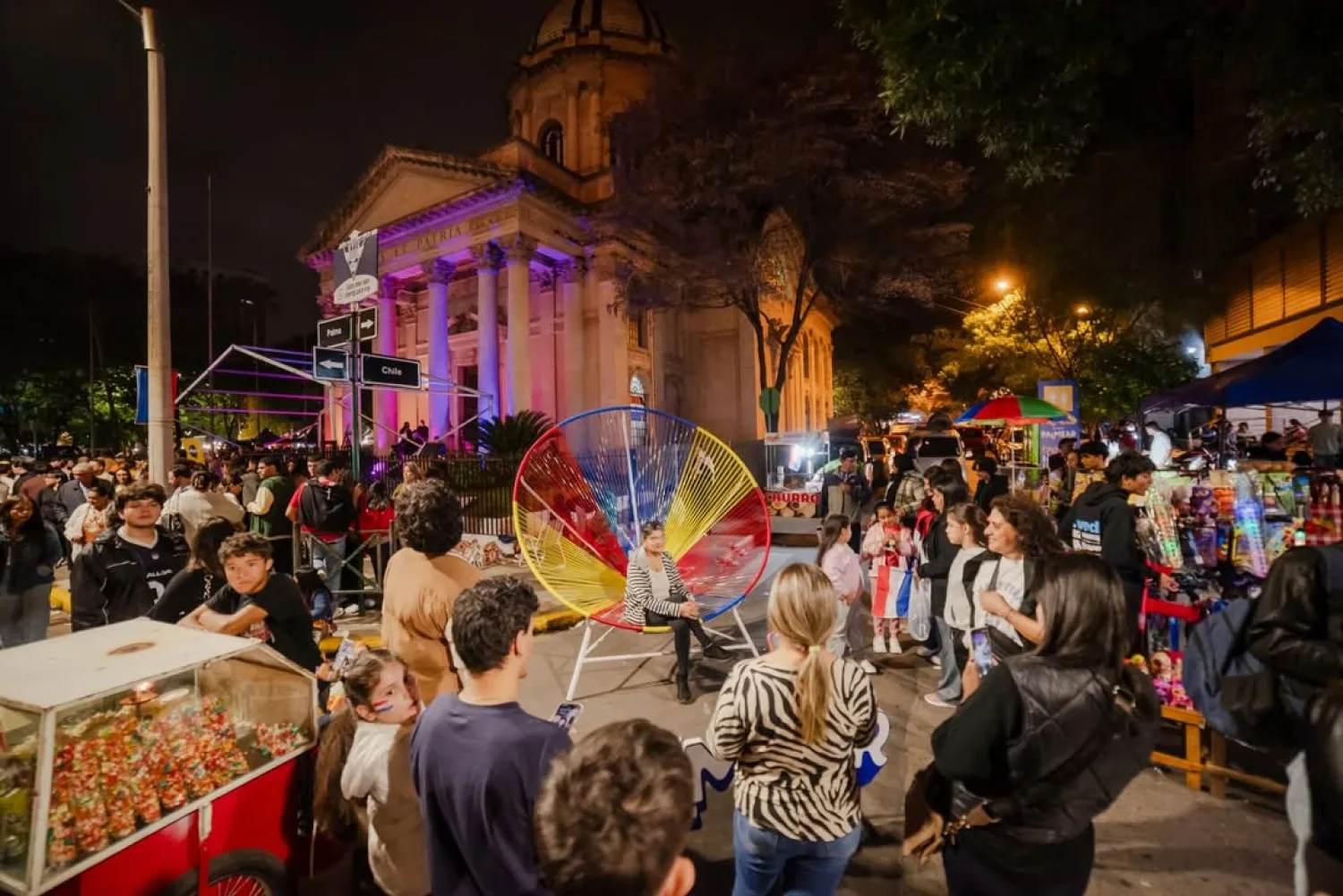 Fiestas patrias reunieron a 120.000 personas en el Centro Histórico