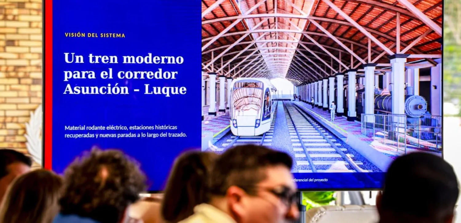 Proyecto Tren de Cercanía se encamina a iniciar obras en 2027, en su primer tramo hasta la estación de Luque