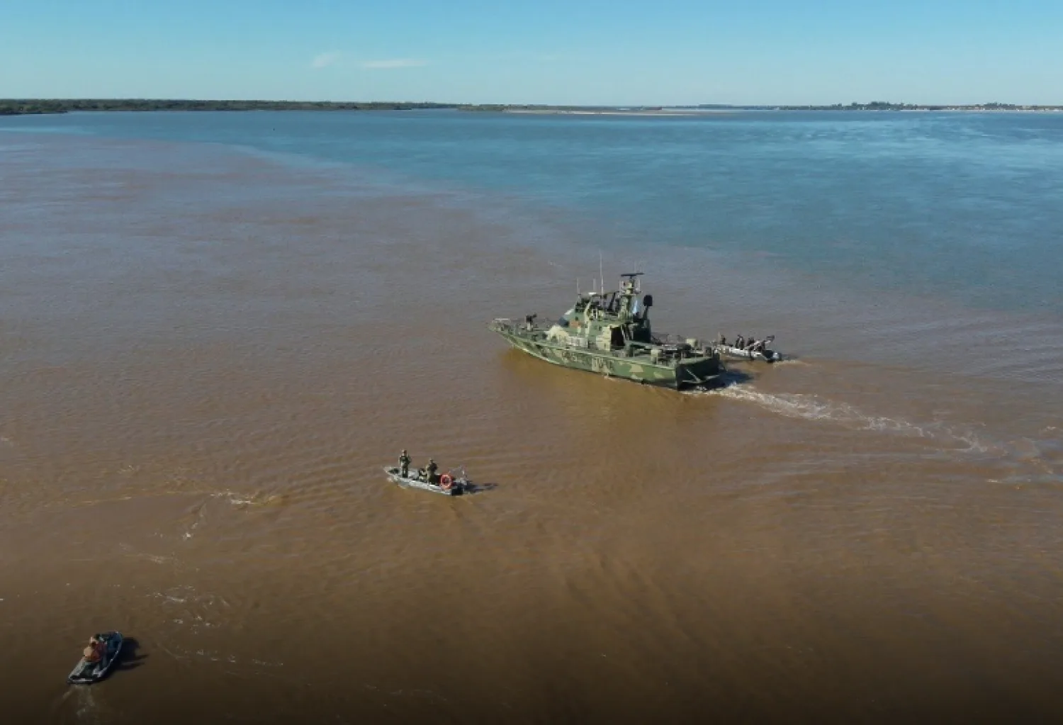 Prefecturas navales de Paraguay y Argentina realizaron operativo binacional de seguridad contra delitos conexos