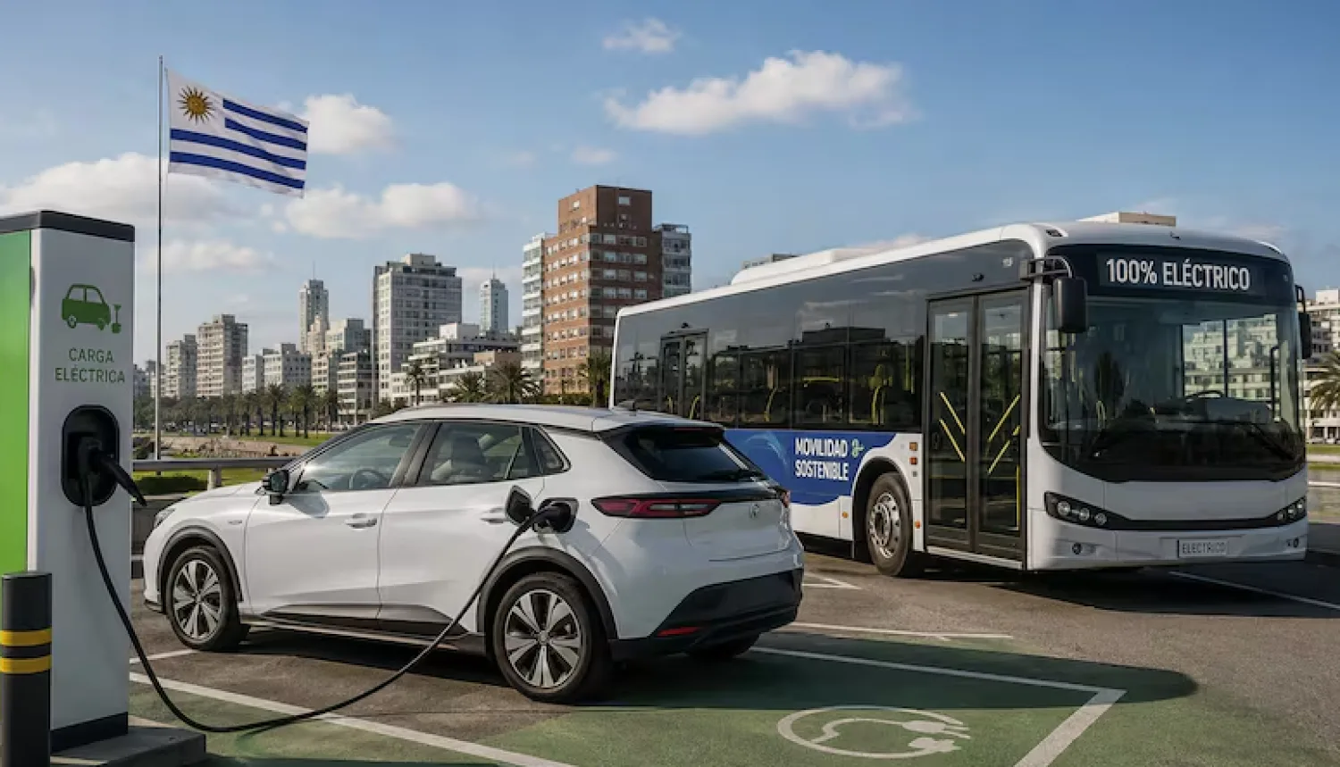 Uruguay acelera la expansión de vehículos eléctricos y cargadores