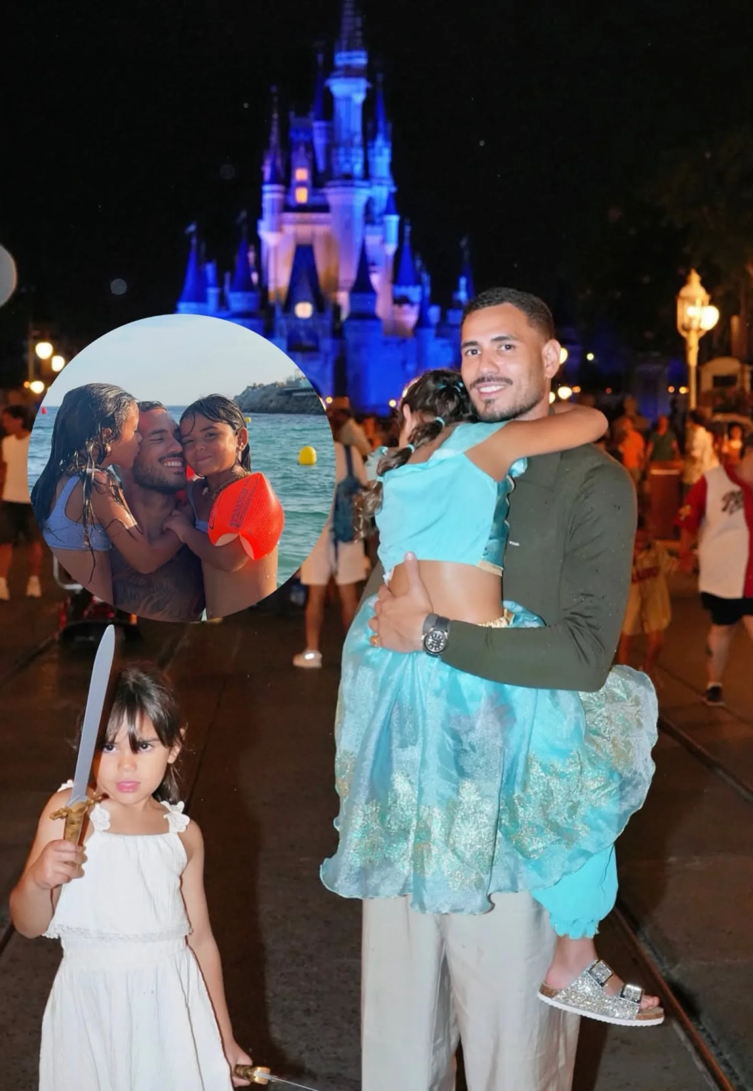 “Verlas feliz me llena el alma”: el mensaje de Tony Sanabria junto a sus hijas