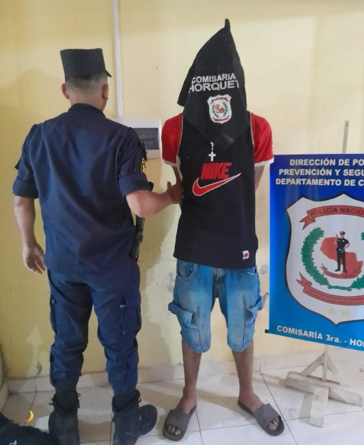 Detienen a un jóven que amenazó de apuñalar a su propio padre en Horqueta
