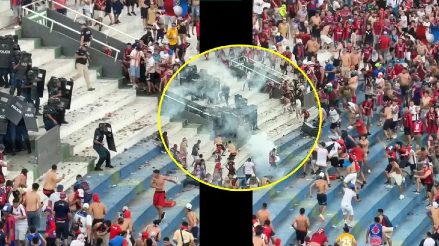 Violencia sin control: el clásico entre Olimpia y Cerro Porteño terminó suspendido