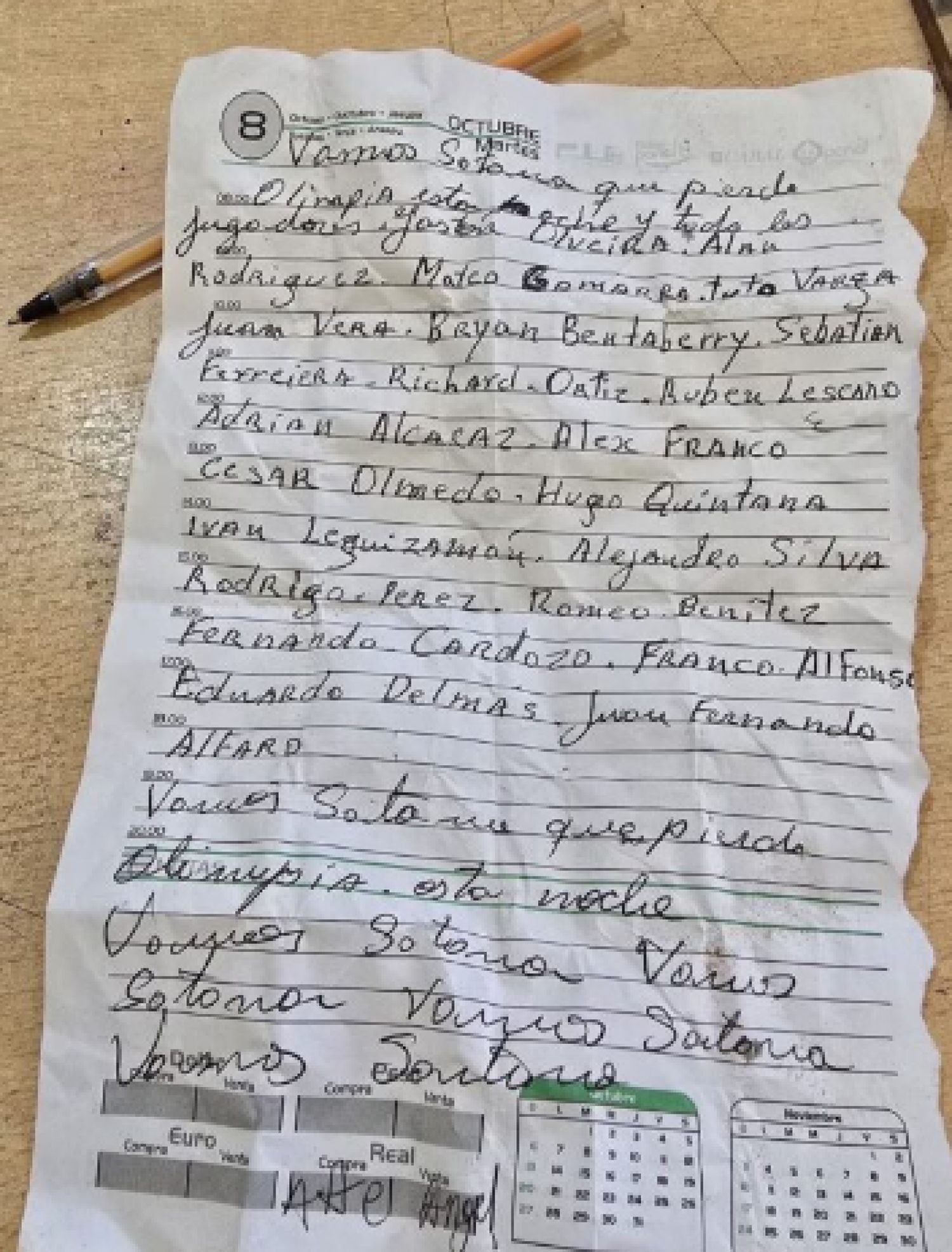 Carta dirigida a “Satanás” contra Olimpia aparece en cementerio de Concepción