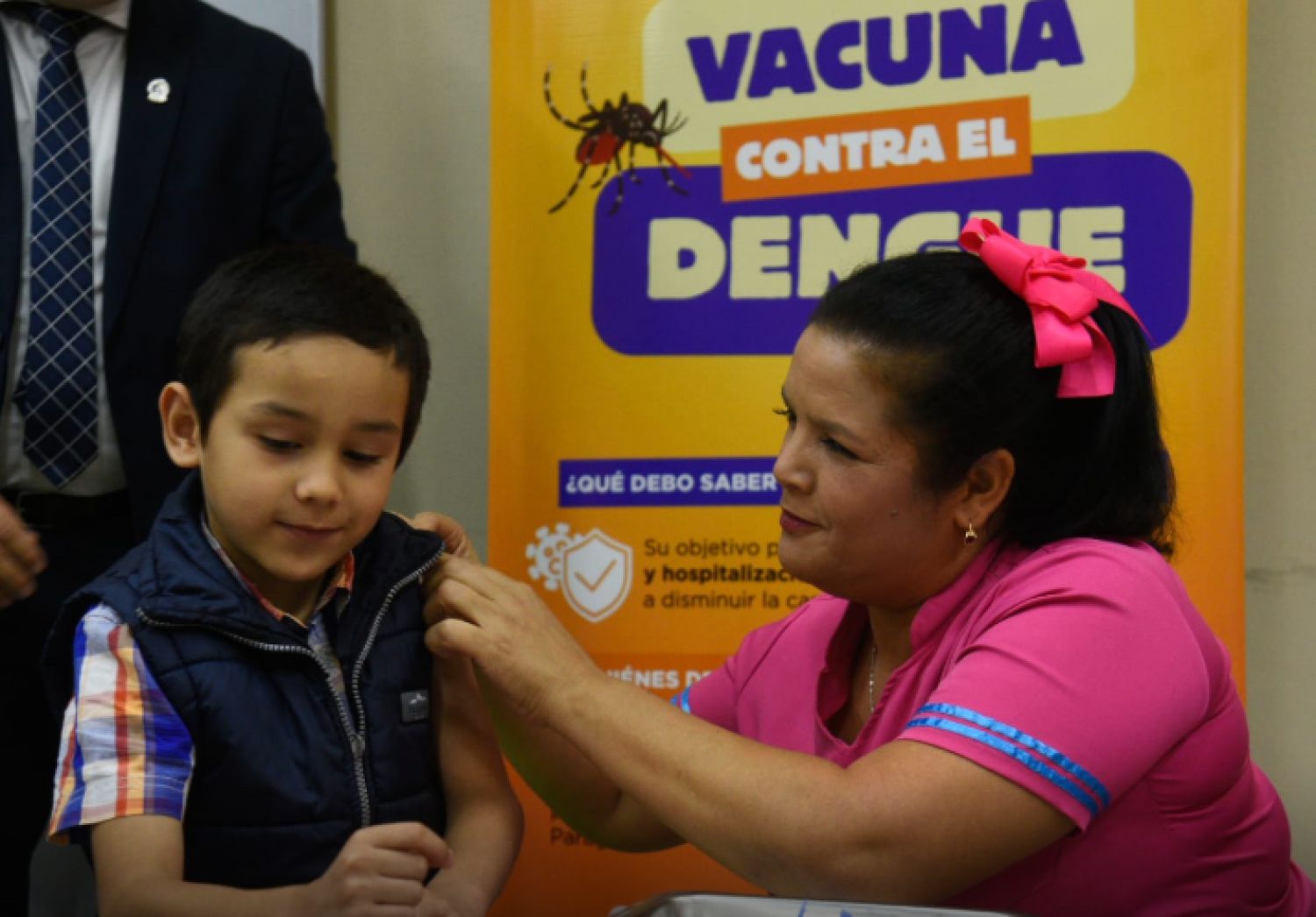 Más de 1.000 niñas y niños ya recibieron la primera dosis contra el dengue