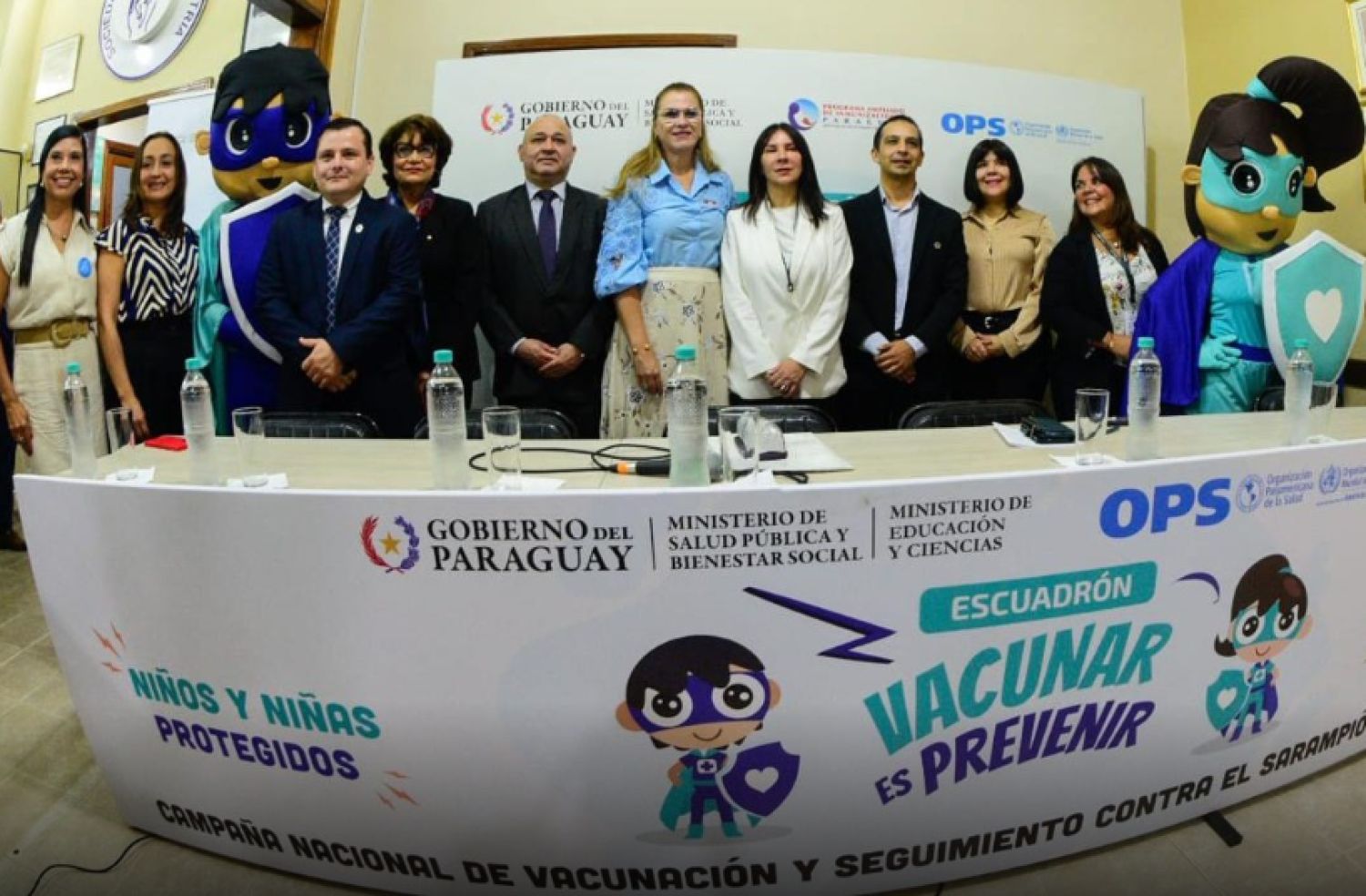 Oficializan “Campaña Nacional de Vacunación de Seguimiento contra el Sarampión”, para proteger a casi 500.000 niños