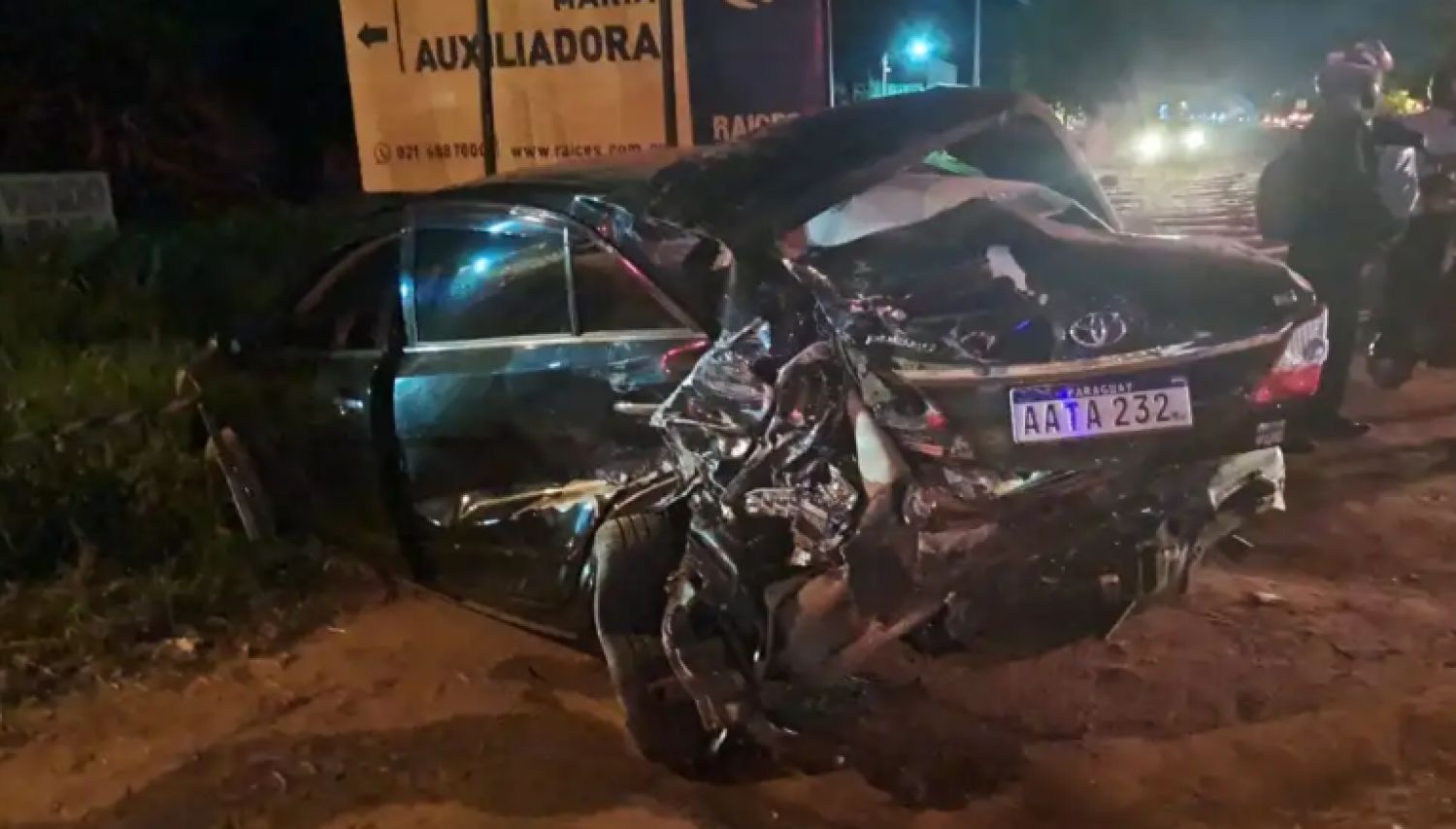 Múltiple accidente en Santa Rosa del Aguaray deja varios heridos y cuantiosos daños materiales