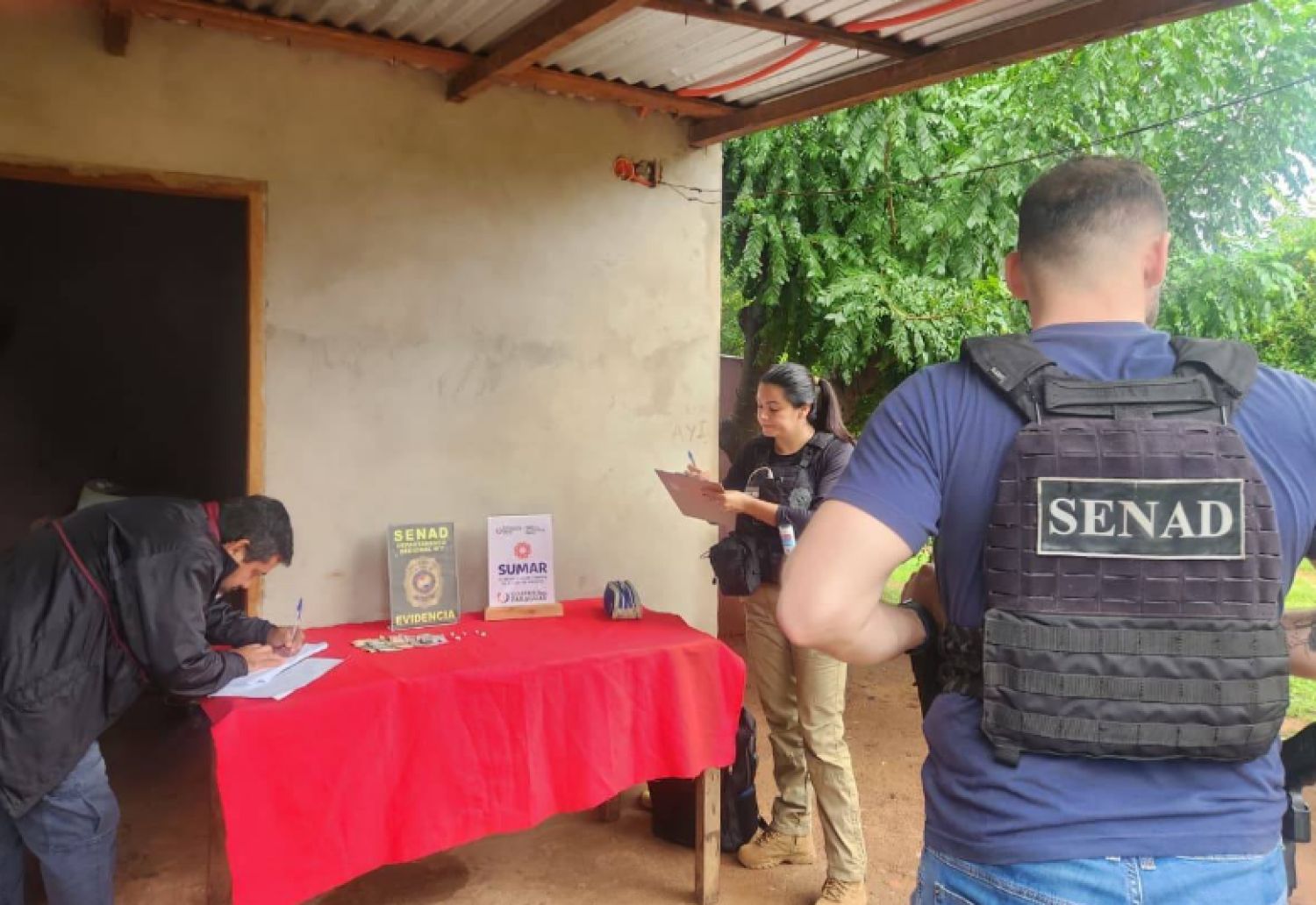 Allanamiento en Yby Yaú deja incautación de crack y dinero en efectivo