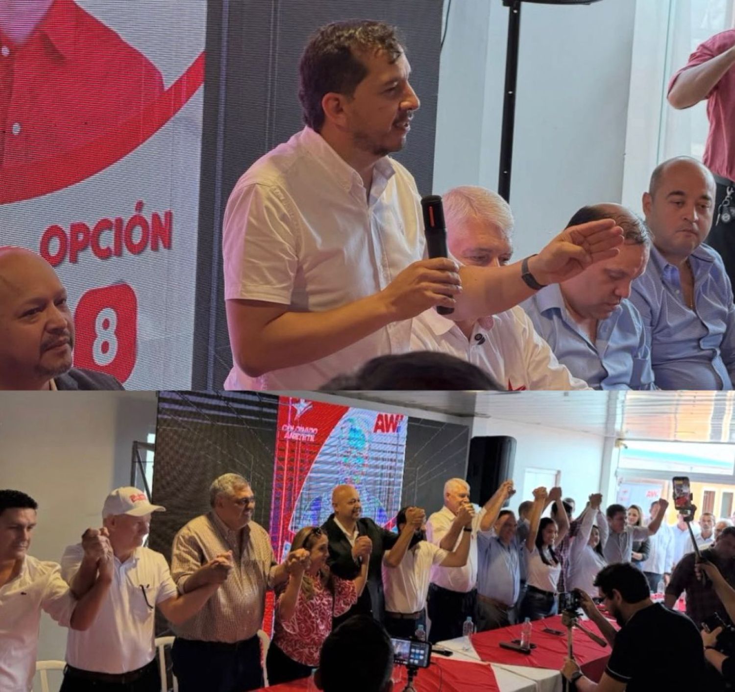 Colorado Añeteté oficializa candidatura de Silvio Ayala en Concepción con respaldo de Arnoldo Wiens