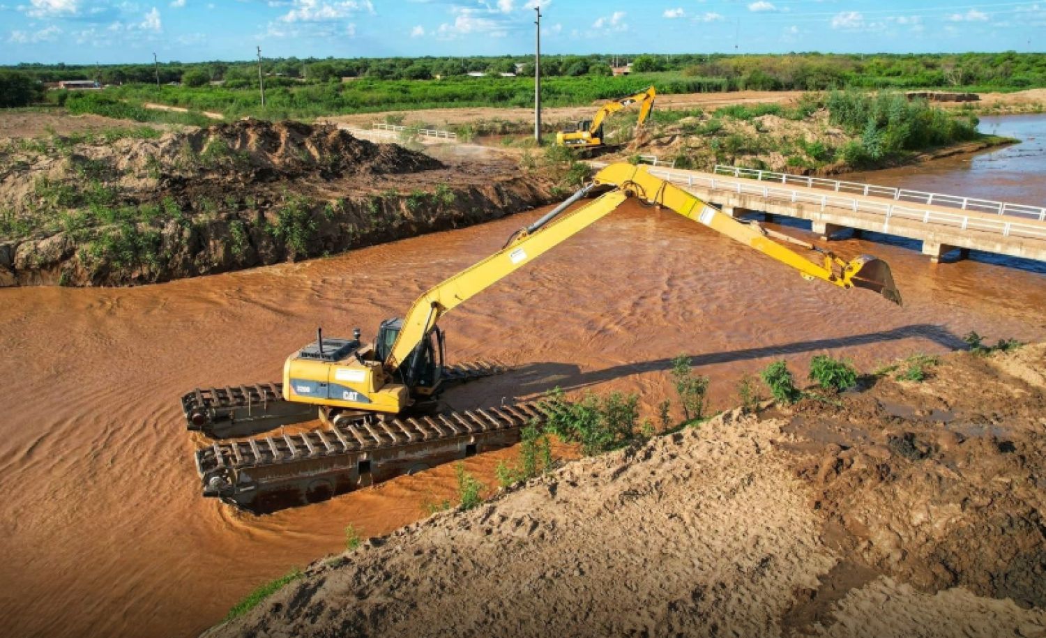A pesar de bajante, río Pilcomayo sigue ingresando al Chaco paraguayo