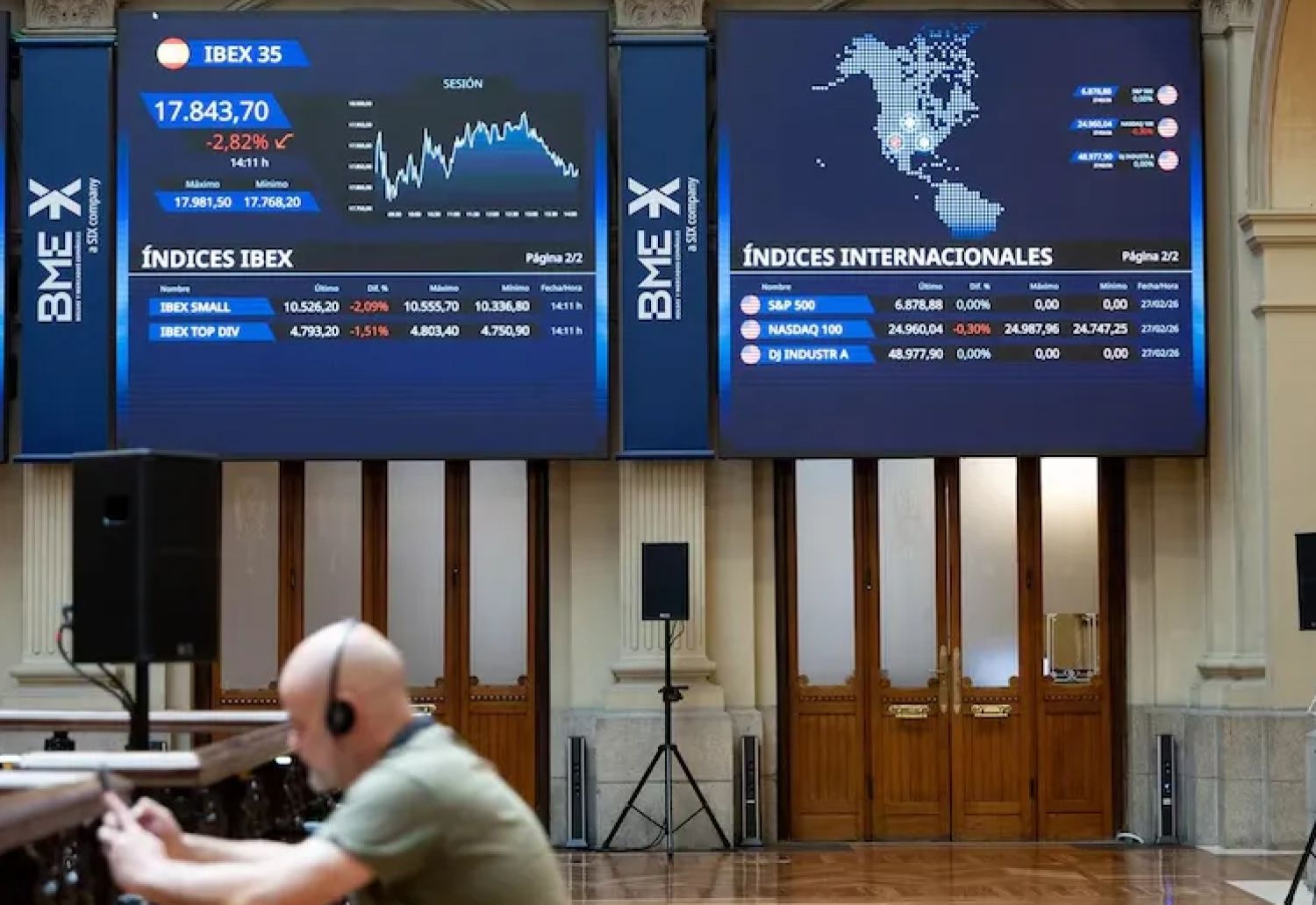 Fuertes pérdidas en las principales bolsas europeas y subas de los precios energéticos por el conflicto en Medio Oriente